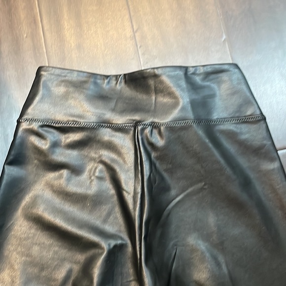 Excellent like-new faux leather leggings. - Picture 6 of 6